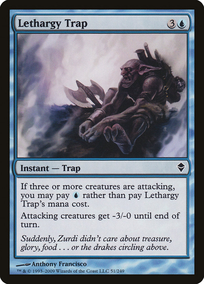 Lethargy Trap [Zendikar] | Kessel Run Games Inc. 