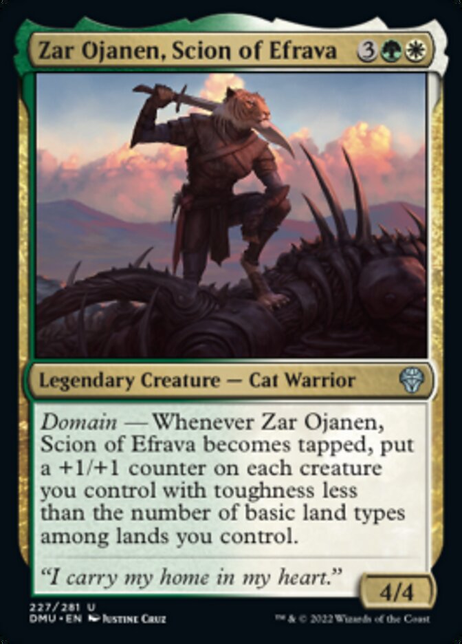 Zar Ojanen, Scion of Efrava [Dominaria United] | Kessel Run Games Inc. 