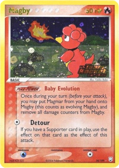 Magby (24/109) (Stamped) [EX: Team Rocket Returns] | Kessel Run Games Inc. 