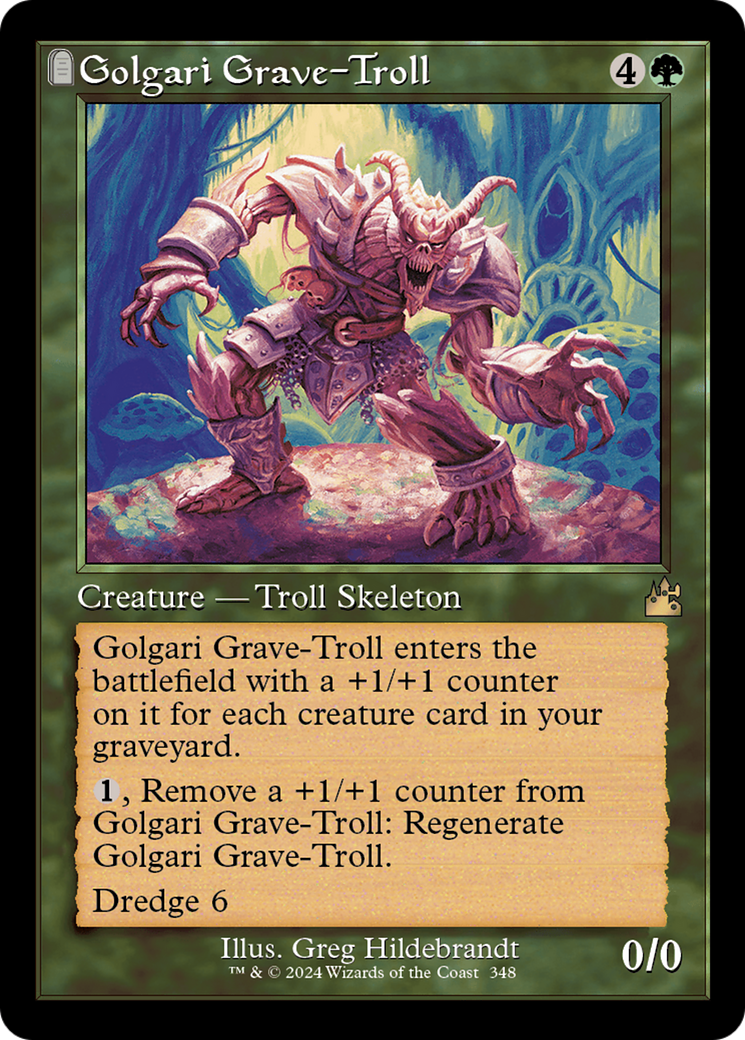 Golgari Grave-Troll (Retro Frame) [Ravnica Remastered] | Kessel Run Games Inc. 