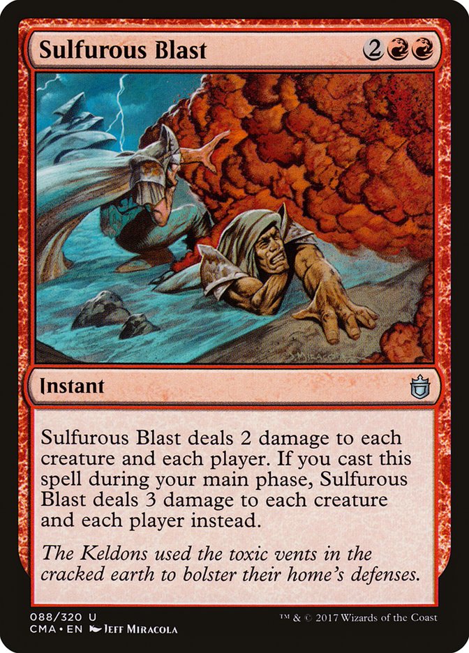 Sulfurous Blast [Commander Anthology] | Kessel Run Games Inc. 