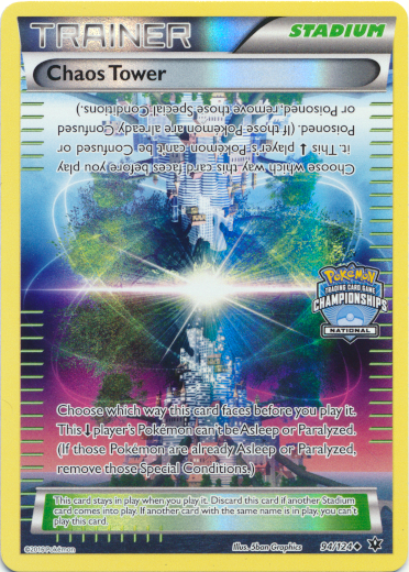 Chaos Tower (94/124) (National Championship Promo) [XY: Fates Collide] | Kessel Run Games Inc. 