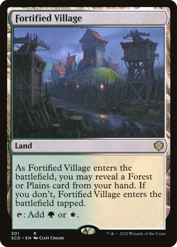 Fortified Village [Starter Commander Decks] | Kessel Run Games Inc. 