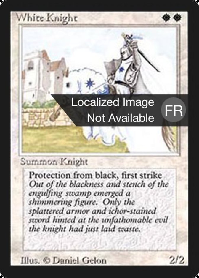 White Knight [Foreign Black Border] | Kessel Run Games Inc. 