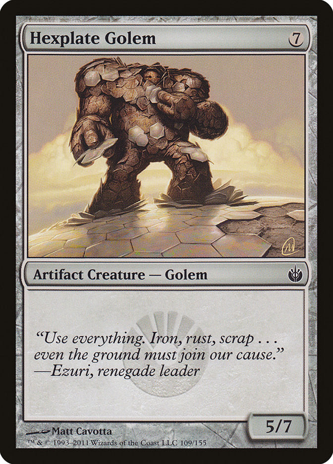 Hexplate Golem [Mirrodin Besieged] | Kessel Run Games Inc. 