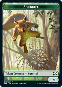 Squirrel // Thopter (008) Double-Sided Token [Double Masters Tokens] | Kessel Run Games Inc. 