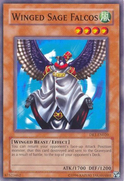 Winged Sage Falcos [DR1-EN020] Common | Kessel Run Games Inc. 
