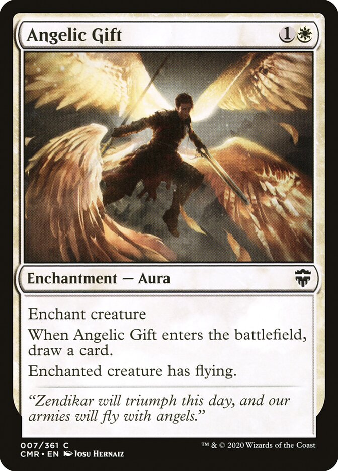 Angelic Gift [Commander Legends] | Kessel Run Games Inc. 