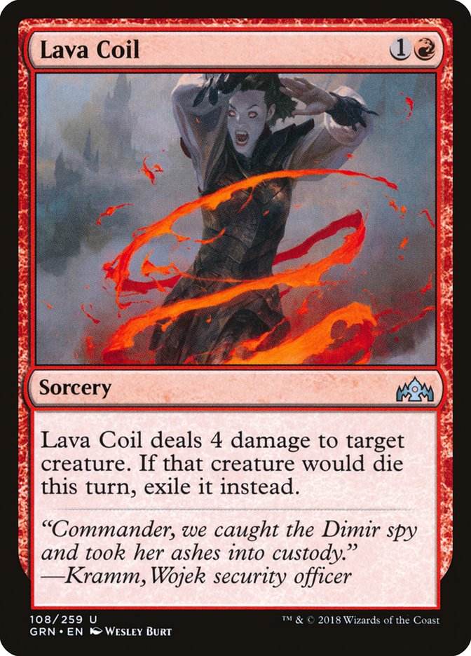 Lava Coil [Guilds of Ravnica] | Kessel Run Games Inc. 