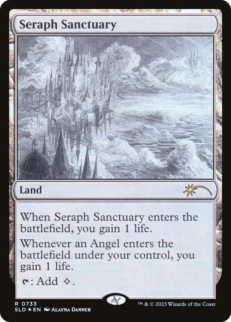 Seraph Sanctuary (Sketch) [Secret Lair Drop Promos] | Kessel Run Games Inc. 