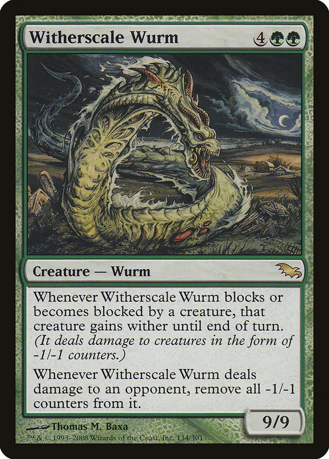 Witherscale Wurm [Shadowmoor] | Kessel Run Games Inc. 