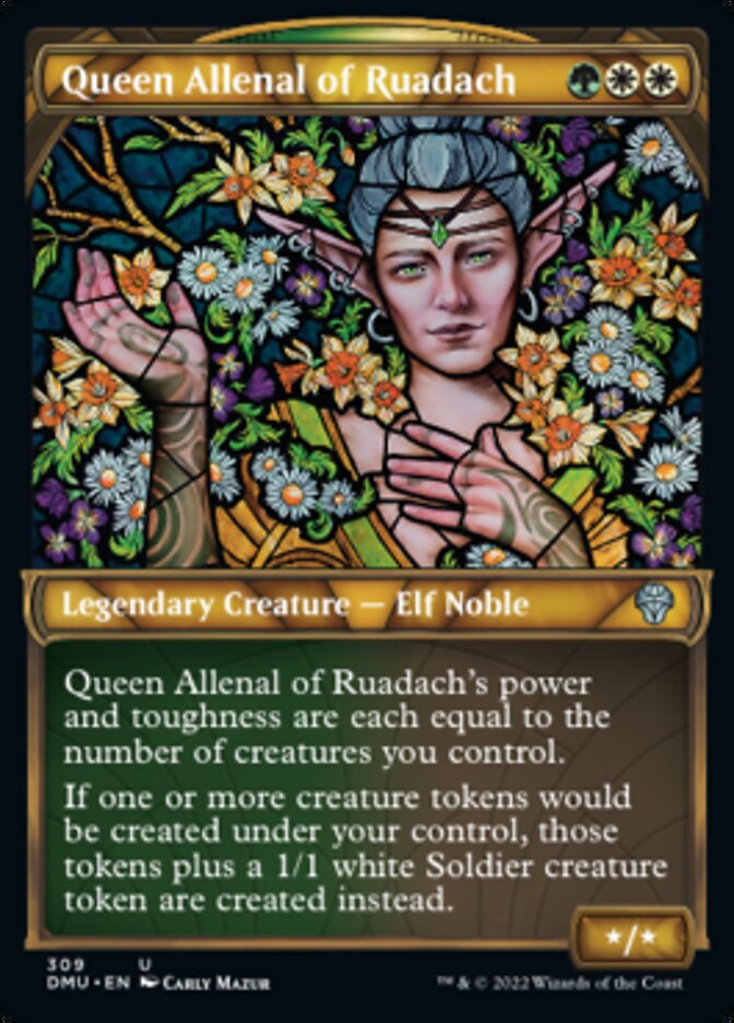 Queen Allenal of Ruadach (Showcase) [Dominaria United] | Kessel Run Games Inc. 