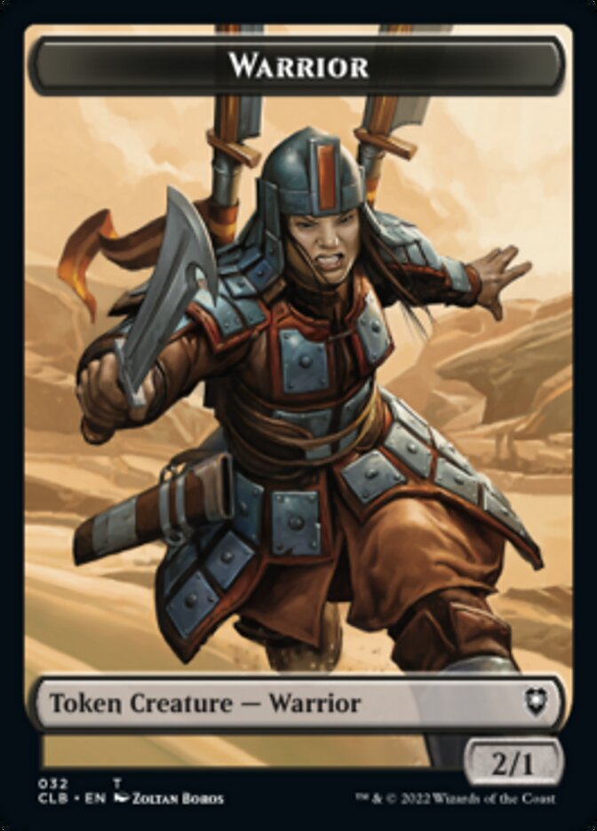 Warrior // Inkling Double-Sided Token [Commander Legends: Battle for Baldur's Gate Tokens] | Kessel Run Games Inc. 
