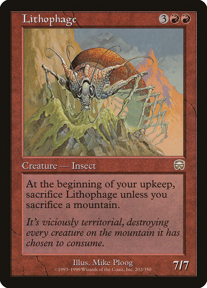 Lithophage [Mercadian Masques] | Kessel Run Games Inc. 