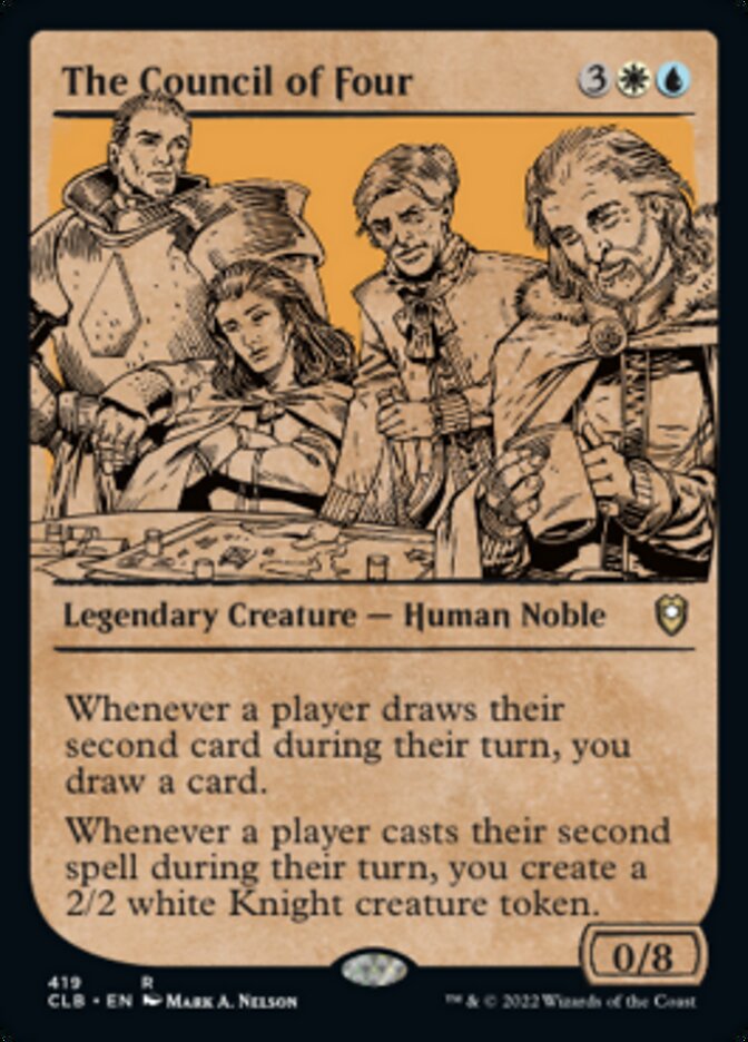 The Council of Four (Showcase) [Commander Legends: Battle for Baldur's Gate] | Kessel Run Games Inc. 