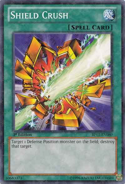 Shield Crush [BP01-EN080] Starfoil Rare | Kessel Run Games Inc. 