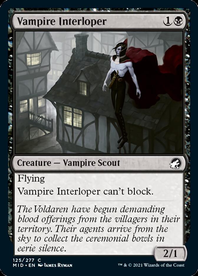 Vampire Interloper [Innistrad: Midnight Hunt] | Kessel Run Games Inc. 