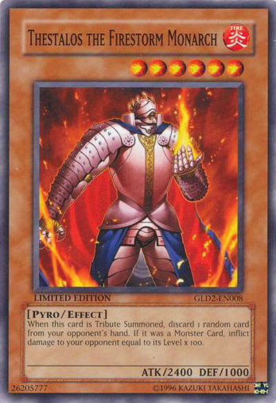 Thestalos the Firestorm Monarch [GLD2-EN008] Common | Kessel Run Games Inc. 