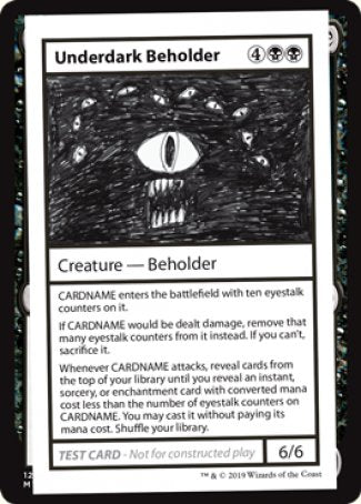 Underdark Beholder (2021 Edition) [Mystery Booster Playtest Cards] | Kessel Run Games Inc. 