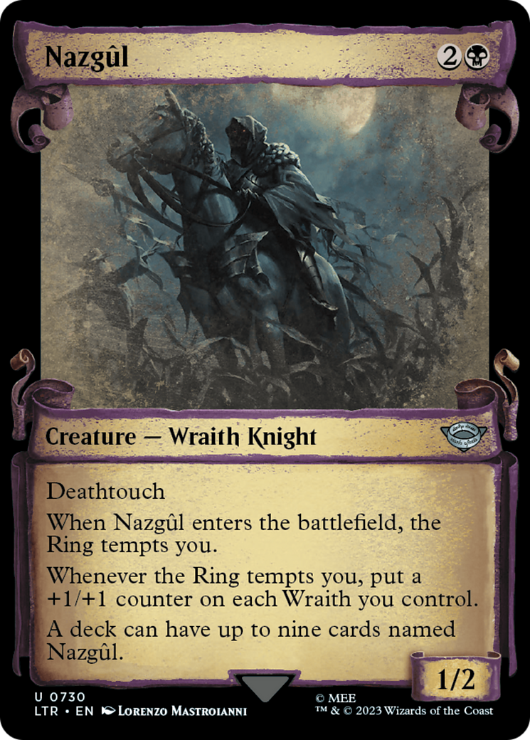 Nazgul (0730) [The Lord of the Rings: Tales of Middle-Earth Showcase Scrolls] | Kessel Run Games Inc. 
