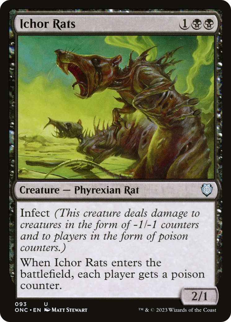 Ichor Rats [Phyrexia: All Will Be One Commander] | Kessel Run Games Inc. 