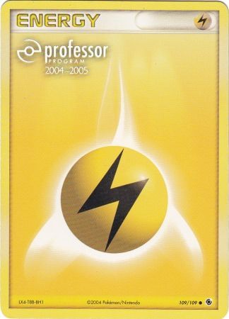 Lightning Energy (109/109) (2004 2005) [Professor Program Promos] | Kessel Run Games Inc. 