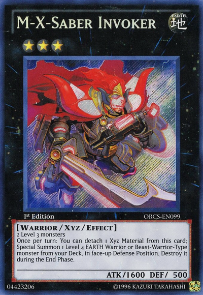 M-X-Saber Invoker [ORCS-EN099] Secret Rare | Kessel Run Games Inc. 