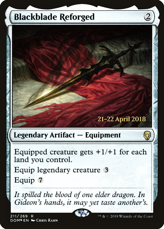 Blackblade Reforged [Dominaria Prerelease Promos] | Kessel Run Games Inc. 