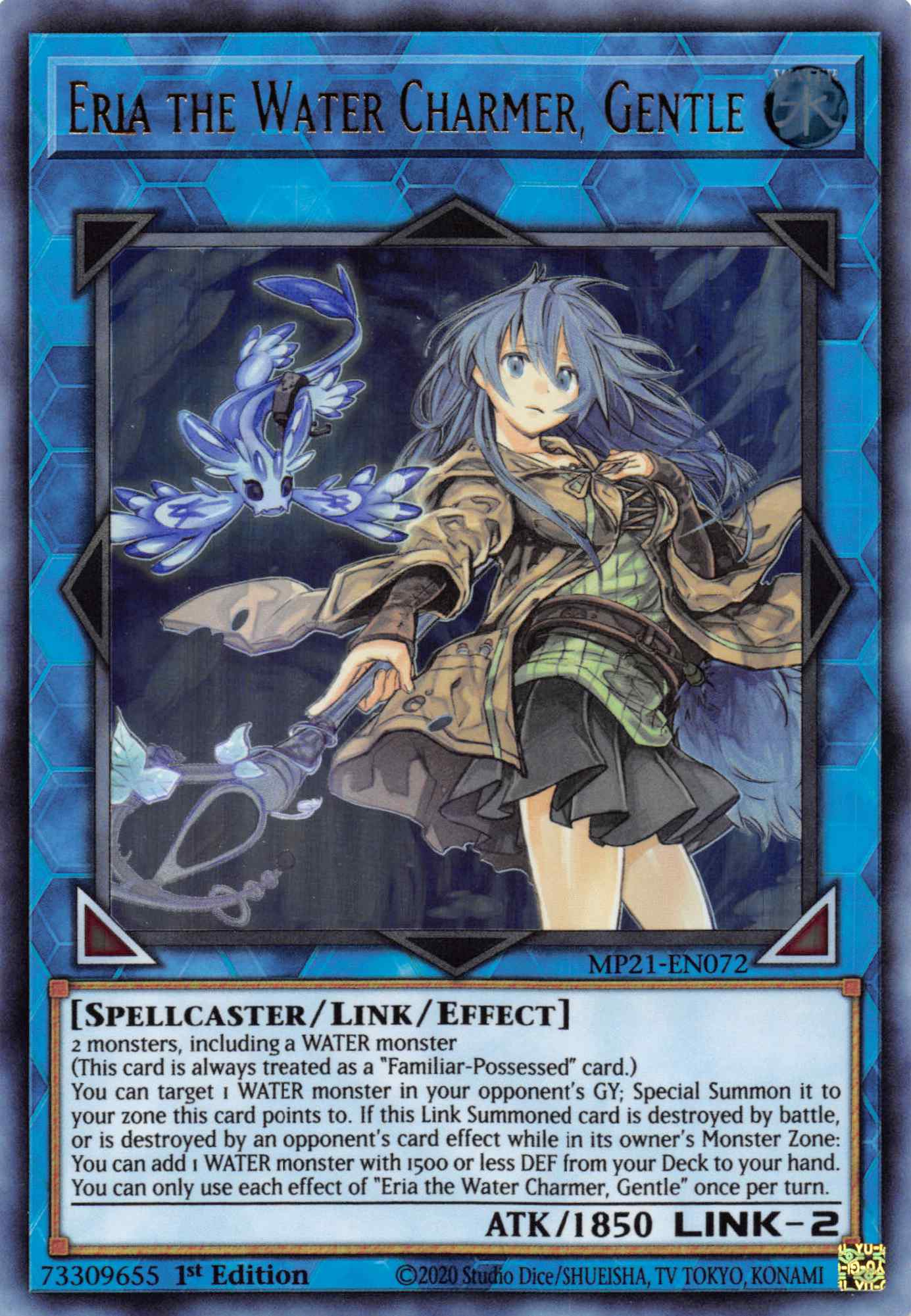 Eria the Water Charmer, Gentle [MP21-EN072] Ultra Rare | Kessel Run Games Inc. 