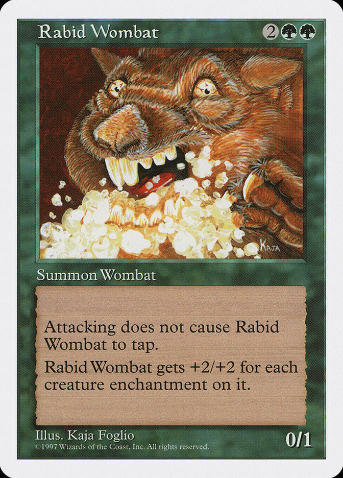 Rabid Wombat [Fifth Edition] | Kessel Run Games Inc. 