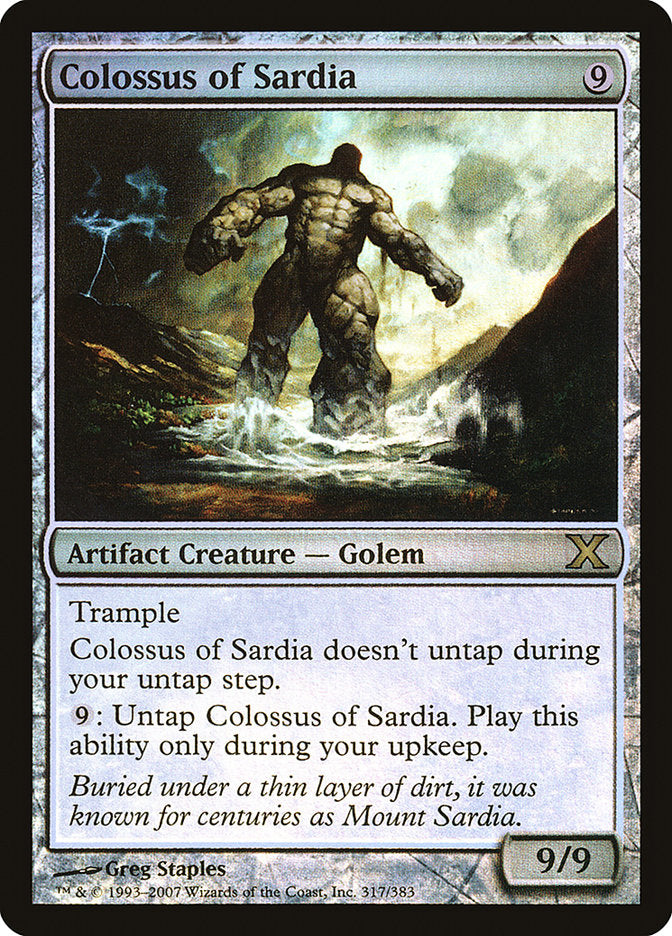 Colossus of Sardia (Premium Foil) [Tenth Edition] | Kessel Run Games Inc. 