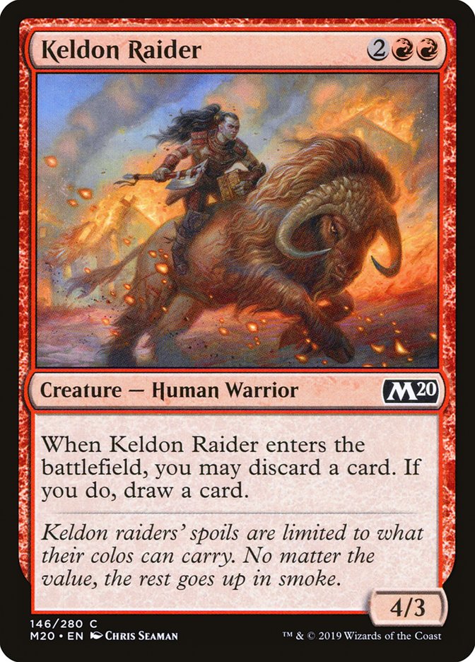 Keldon Raider [Core Set 2020] | Kessel Run Games Inc. 