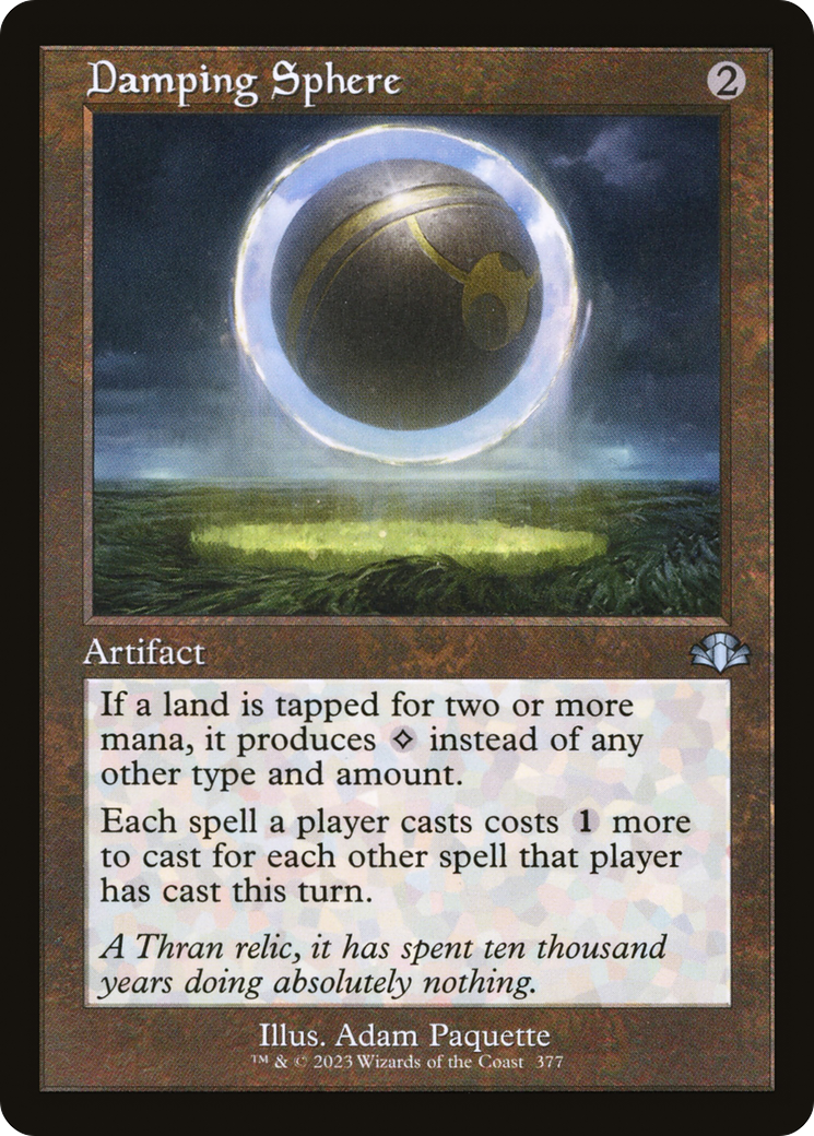 Damping Sphere (Retro) [Dominaria Remastered] | Kessel Run Games Inc. 