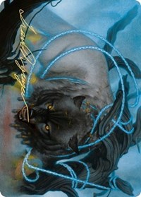 Bind the Monster Art Card (Gold-Stamped Signature) [Kaldheim Art Series] | Kessel Run Games Inc. 