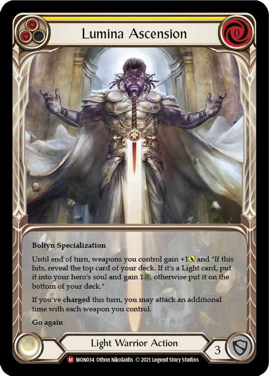 Lumina Ascension (Extended Art) [MON034-EA] (Monarch)  1st Edition Rainbow Foil | Kessel Run Games Inc. 