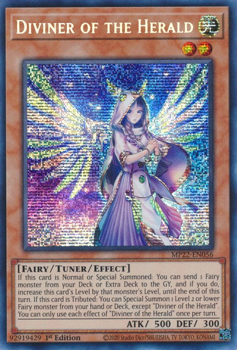 Diviner of the Herald [MP22-EN056] Prismatic Secret Rare | Kessel Run Games Inc. 