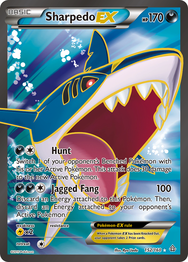 Sharpedo EX (152/160) [XY: Primal Clash] | Kessel Run Games Inc. 