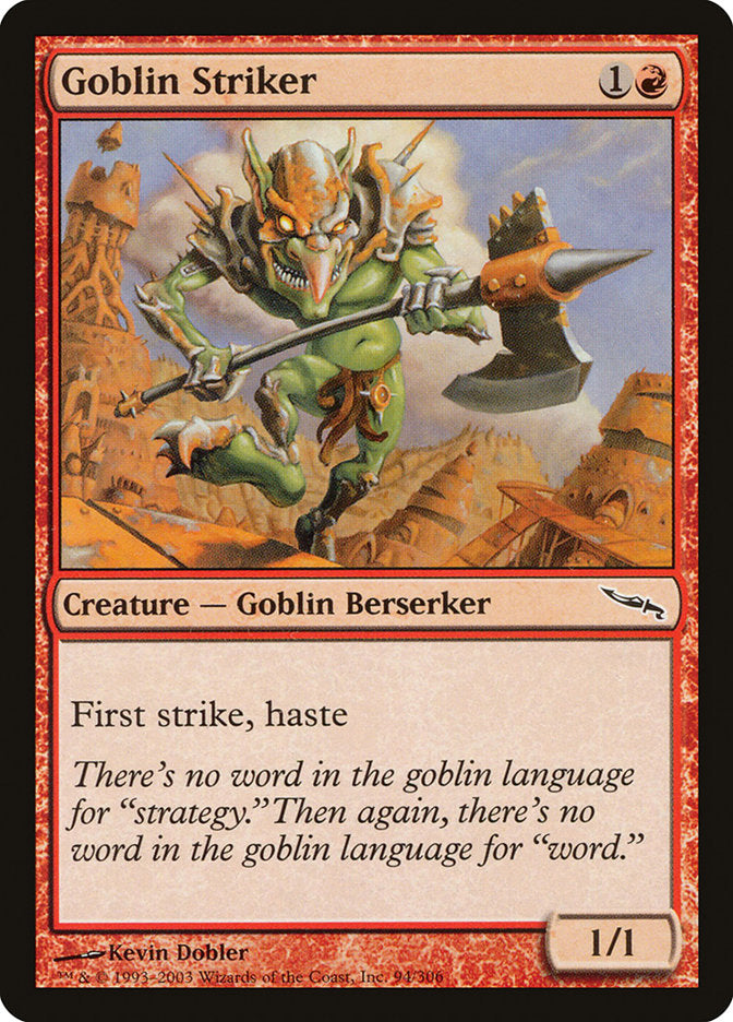 Goblin Striker [Mirrodin] | Kessel Run Games Inc. 