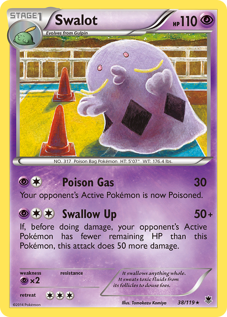 Swalot (38/119) [XY: Phantom Forces] | Kessel Run Games Inc. 