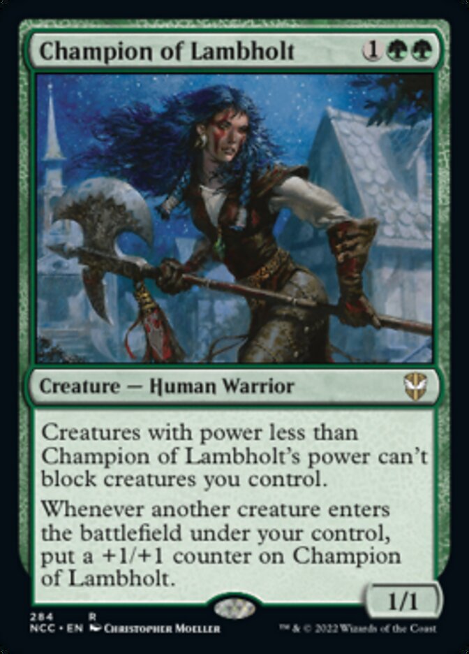 Champion of Lambholt [Streets of New Capenna Commander] | Kessel Run Games Inc. 