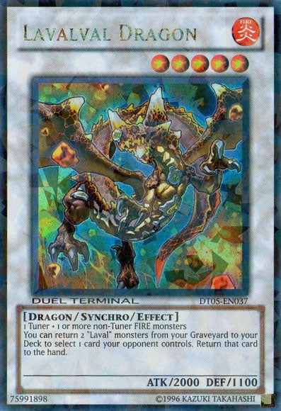 Lavalval Dragon [DT05-EN037] Ultra Rare | Kessel Run Games Inc. 