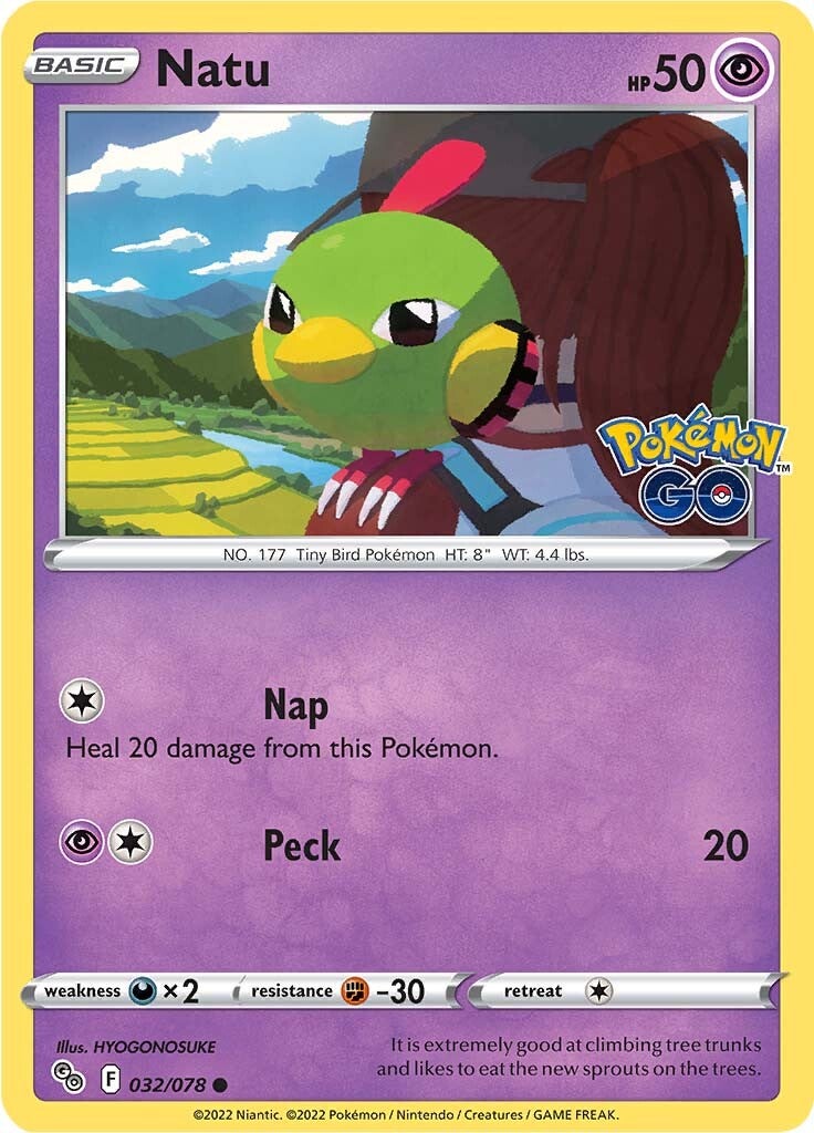 Natu (032/078) [Pokémon GO] | Kessel Run Games Inc. 