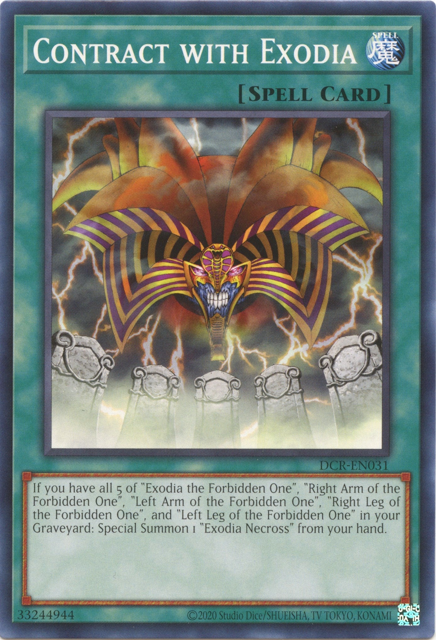 Contract with Exodia (25th Anniversary) [DCR-EN031] Common | Kessel Run Games Inc. 