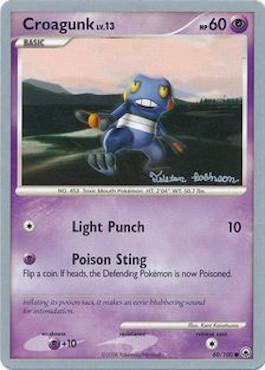 Croagunk LV.13 (60/100) (Intimidation - Tristan Robinson) [World Championships 2008] | Kessel Run Games Inc. 