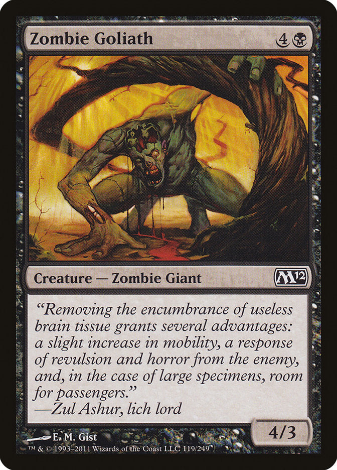 Zombie Goliath [Magic 2012] | Kessel Run Games Inc. 