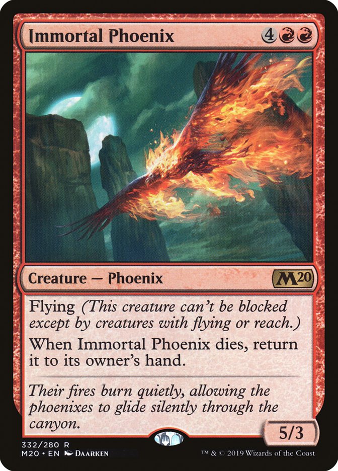 Immortal Phoenix [Core Set 2020] | Kessel Run Games Inc. 