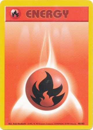 Fire Energy (98/102) [Base Set Unlimited] | Kessel Run Games Inc. 