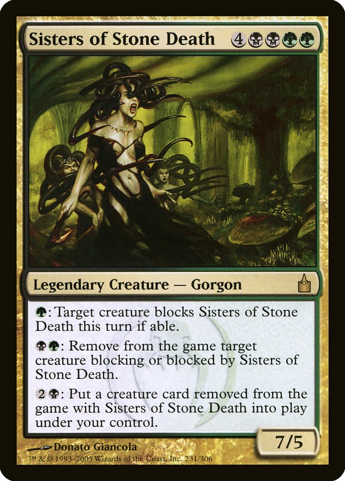 Sisters of Stone Death [Ravnica: City of Guilds] | Kessel Run Games Inc. 