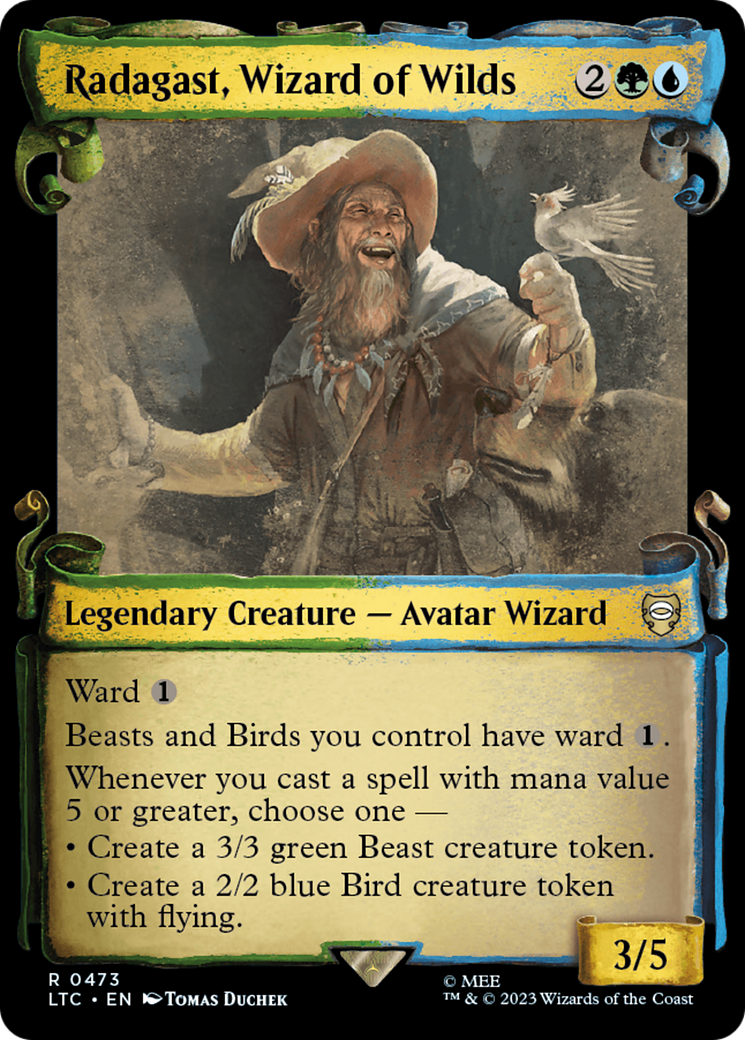 Radagast, Wizard of Wilds [The Lord of the Rings: Tales of Middle-Earth Commander Showcase Scrolls] | Kessel Run Games Inc. 