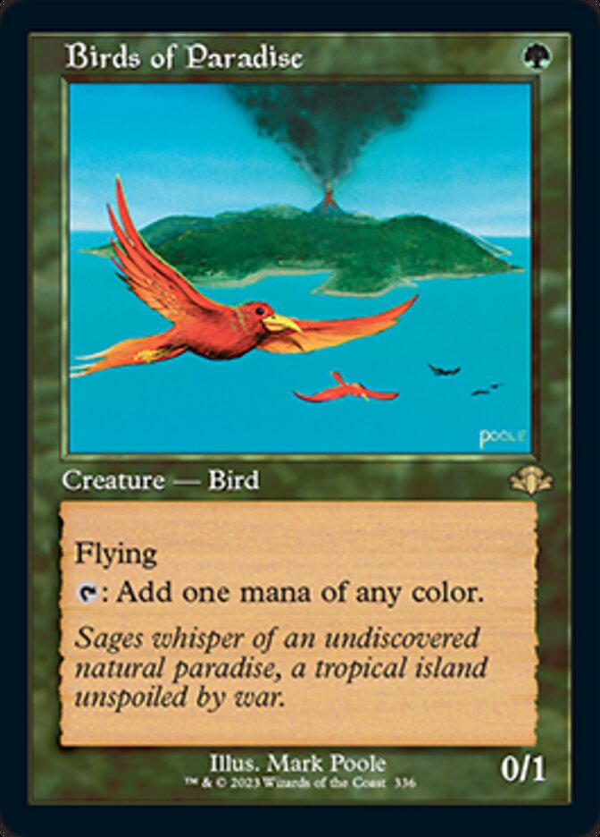 Birds of Paradise (Retro) [Dominaria Remastered] | Kessel Run Games Inc. 